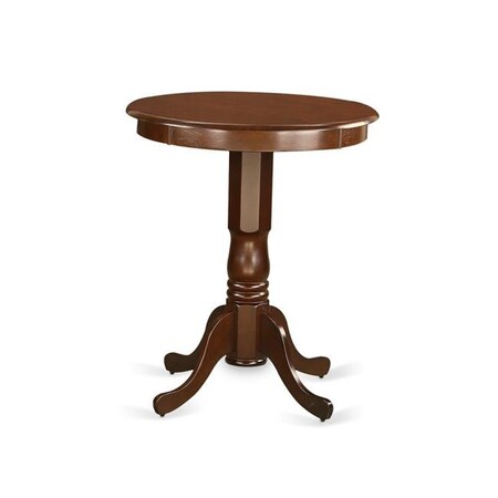 East West Furniture East West Furniture EDT-MAH-TP Eden Round Counter Height Table Finished in Mahogany EDT-MAH-TP